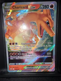 Pokemon TCG Charizard VSTAR Crown Zenith Holo Ultra Rare Card 019/159 - Image 1