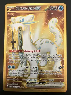 Pokemon TCG Chien-Pao EX Hyper Rare Card Sv02 Paldea Evolved 274/193 - Image 1