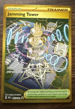 Pokemon TCG Trainer Jamming Tower Card 243/182 Destined Rivals - Image 1