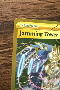 Pokemon TCG Trainer Jamming Tower Card 243/182 Destined Rivals - Image 2