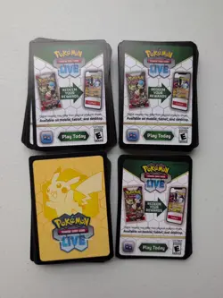 Lot Of (166) Pokemon TCG Online Code Cards Mixed Sets - Image 1