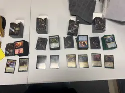 Warhammer 40k Magic The Gathering Command Decks -All 4 - Complete In Sleeves. - Image 1