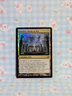 1 x {LP} Nykthos, Shrine to Nyx Theros 223/249 Rare Foil MTG 2013 - Image 1