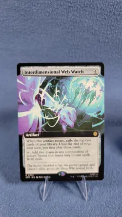 MTG Interdimensional Web Watch #0278 Extended Art And Reg Spider-Man (SPM) NM/M - Image 2
