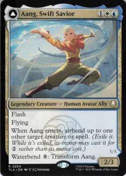 MTG Aang, Swift Savior (204) | NM | Avatar: The Last Airbender {TLA} - Image 1