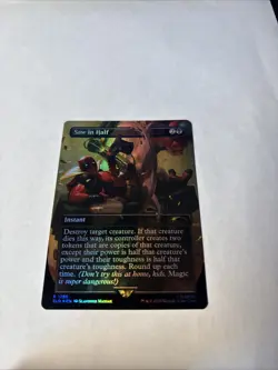 Saw in Half (Rainbow Foil) Secret Lair Drop Foil - Image 1