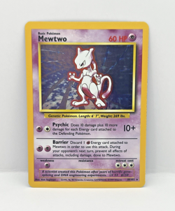 Vintage Pokemon Mewtwo Base Set English, Rocket Japanese & Ancient Mew Promo Lot - Image 3