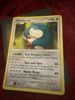 Pokemon TCG Snorlax Rising Rivals Card 81/111 Regular Common - Image 2