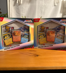 (LOT OF 2)NEW Pokemon TCG S&V Prismatic Evolutions Poster Collection Box Sealed - Image 1