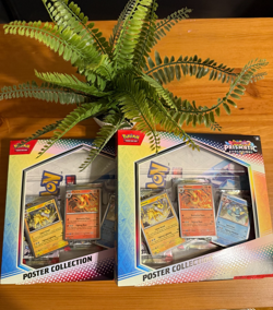(LOT OF 2)NEW Pokemon TCG S&V Prismatic Evolutions Poster Collection Box Sealed - Image 2