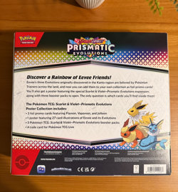 (LOT OF 2)NEW Pokemon TCG S&V Prismatic Evolutions Poster Collection Box Sealed - Image 4