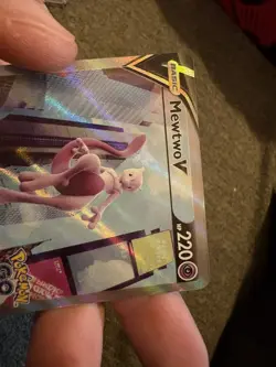 Mewtwo V (Alternate Full Art) 072/078 Pokemon GO Holo - Image 1