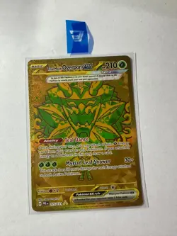 Pokemon TCG Teal Mask Ogerpon EX 177/131 Hyper Rare Gold Prismatic Evolutions - Image 1