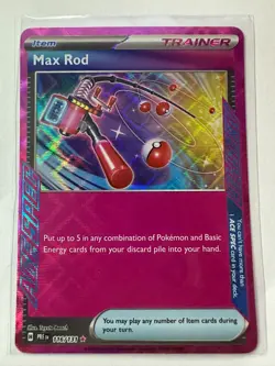 Max Rod 116/131 Prismatic Evolutions | ACE SPEC Trainer | Pokemon TCG - Image 1