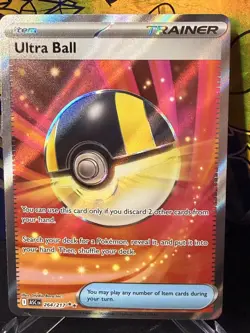 Pokemon Ultra Ball 264/217 Secret Rare Trainer Item Foil Holo English - Image 1