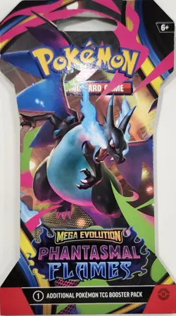 Pokemon TCG Mega Evolution Phantasmal Flames Booster Packs New Sealed - 10 pack - Image 1