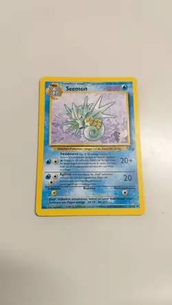Pokemon TCG Karte - Seemon (Seadra) - German/Deutsch - 42/62 Fossil - Image 1