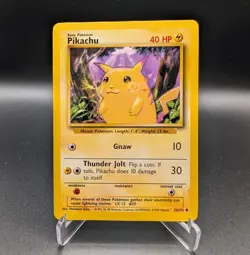Pikachu Yellow Cheeks - 58/102 Base Set - NM - Pokemon TCG - Image 1