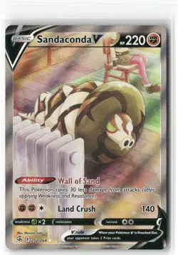 Pokemon Sandaconda V (Alternate Full Art) Ultra Rare SWSH08: Fusion Strike 252/2 - Image 1