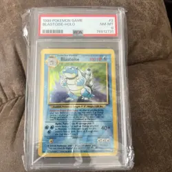 1999 POKEMON GAME #2 BLASTOISE-HOLO PSA 8 - Image 1