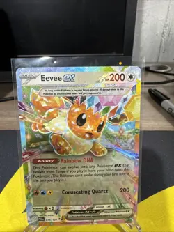 Eevee ex 075/131 2025 Pokemon Scarlet & Violet: Prismatic Evolutions NM/M - Image 1