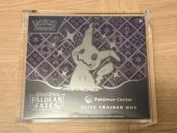 Pokemon Center Paldean Fates Elite Trainer Box ETB Brand new in acrylic case - Image 1