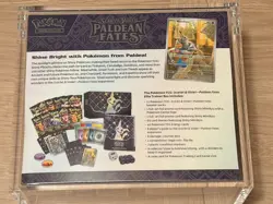 Pokemon Center Paldean Fates Elite Trainer Box ETB Brand new in acrylic case - Image 2