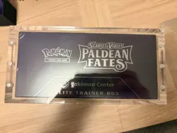 Pokemon Center Paldean Fates Elite Trainer Box ETB Brand new in acrylic case - Image 5