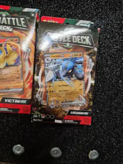 3X Pokemon TCG Factory Sealed EX Battle Deck - 2 VICTINI/1 LUCARIO (C273) - Image 3