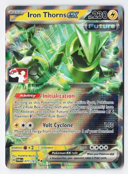 Iron Thorns ex 077/167 - Pokemon Prize Pack Twilight Masquerade COSMOS Holo NM - Image 1