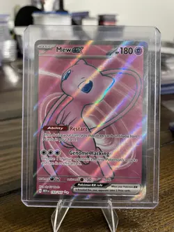 Pokemon TCG Mew EX 193/165 Scarlet & Violet 151 Ultra Rare English Edition - Image 1