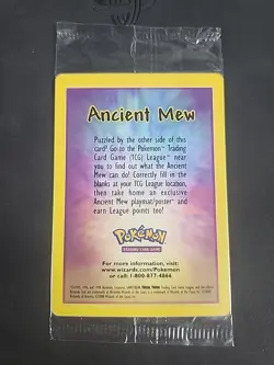 Ancient Mew Movie Promo New Factory Sealed 2000 Pokemon - Image 1