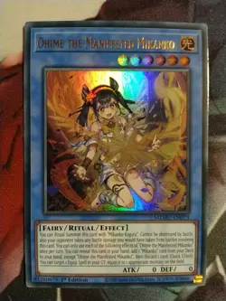 Yu-gi-oh! yugioh Ohime la Mikanko manifestata Ultra rara MZMU-EN073 MINT rituale - Image 2