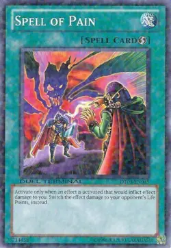 Yugioh! Spell of Pain - DT03-EN045 - Common - Duel Terminal Near Mint, English - Image 1