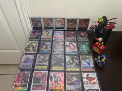 One Piece TCG Eng/Jap Lot of 15 mixed C, UC*, R, SR, AA, SEC LOT #7 - Image 1