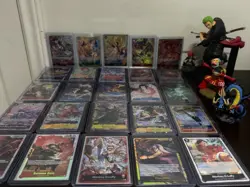One Piece TCG Eng/Jap Lot of 15 mixed C, UC*, R, SR, AA, SEC LOT #7 - Image 2