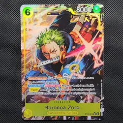 ONE PIECE Roronoa Zoro SR (Full Art) ST29-014 Starter Deck 29: Egghead Foil - Image 1