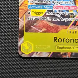 ONE PIECE Roronoa Zoro SR (Full Art) ST29-014 Starter Deck 29: Egghead Foil - Image 5