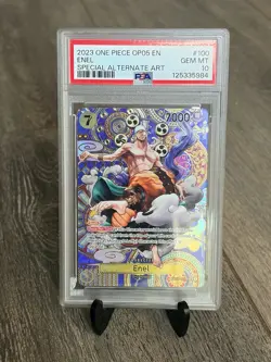 ONE PIECE ENEL SP PSA 10 OP05-100 Special Alt Art - Image 1
