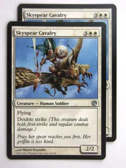 MTG Magic Cards: SKYSPEAR CAVALRY x2 Journey to Nyx # 24E27 - Image 1