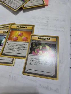 Lot of 9 Pokemon Trainer Cards Japanese Pocket Monster - Image 3
