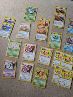 Pokemon Card Lot 1st Edition 33 Cards Variety Vintage TCG Geodude Snubbel Etc - Image 4