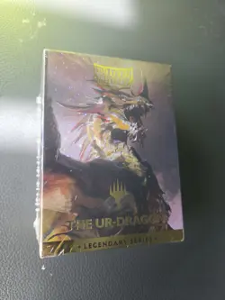 Dragon Shield 100 Matte Card Sleeves Ur-Dragon Legendary Series MTG - Image 1
