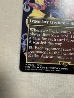 1x Kefka, Court Mage - Borderless Art - 0322 Amano, Final Fantasy, MTG NM - Image 5