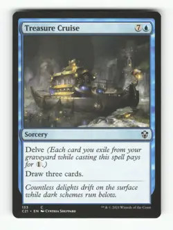 Treasure Cruise C Commander 2021 133 LP Normal MTG - Image 1