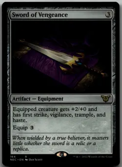 Sword of Vengeance R Commander: Kamigawa: Neon Dynasty 164 LP - Image 1
