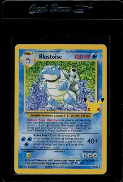 2021 Pokemon Celebrations Blastoise Holo 2/102 Classic Collection Base Set 25th - Image 1