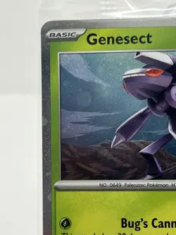 Genesect - 008/094 - Cosmos Holo - Stamped Promo - Phantasmal Flames - SEALED - Image 4