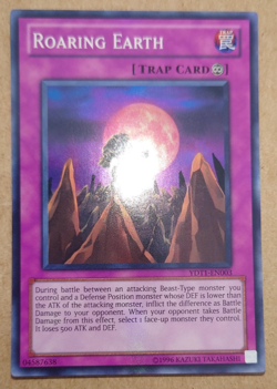 Yugioh Roaring Earth YDT1-EN003 Ultra Rare Unlimited Trap Card - Image 1