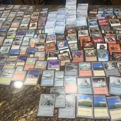 Ice Age Starter Deck Magic The Gathering 1990’s 200+ Card Lot Opened Box Lot - Image 1